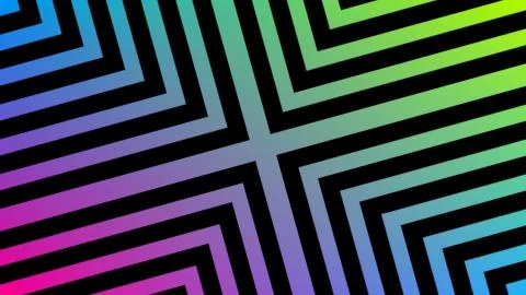 Abstract 3D dynamic and square patterns with colorful background. Stock Illustration