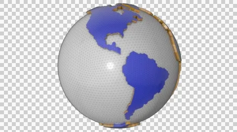 Abstract 3D Earth Video stock 49515175