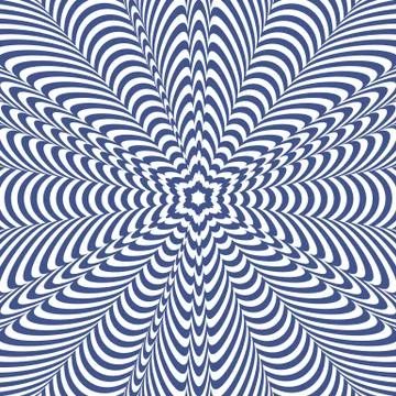 Abstract 3d effect wavy stripes background. Stock Illustration