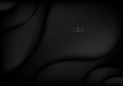 Abstract 3d elegant black wavy wave curve fluid shape background 스톡 일러스트