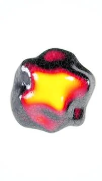 Abstract 3d energetic sphere ball orb bubble droplet micro molecule atom イラスト素材