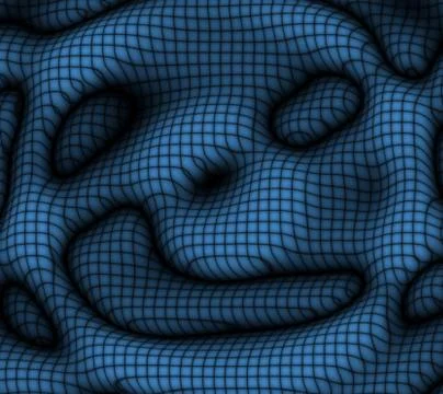 Abstract 3D Face Stock Illustration