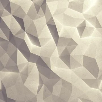 Abstract 3d faceted geometric pattern Stock Illustration