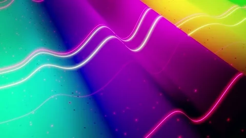 Abstract 3D festive background like surface of sweetness with beautiful waves Stock Footage 137502176