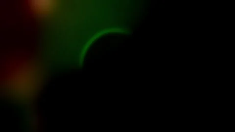 Abstract 3D Floating Chrome Sphere and 2D Ellipse on a Vivid Multi-Color Ps.. Stock Footage 345298386