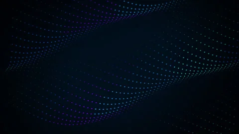 Abstract 3D Floating Geometry Motion Backdrop Stock Footage 345959715