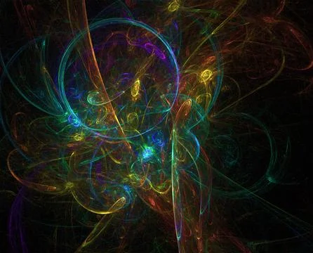 Abstract 3d fractal  background イラスト素材