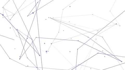 Abstract 3D geometric animation of multiple connecting points Stock Footage 241320904