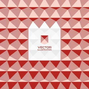 Abstract 3d geometric background. 3D vector interior wall panel Stock Illustration