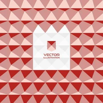 Abstract 3d geometric background. 3D vector interior wall panel Abstract 3... Foto stock