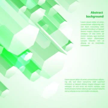 Abstract 3D geometric background Stock-Illustration