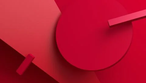 Abstract 3D Geometric Background Stock Illustration