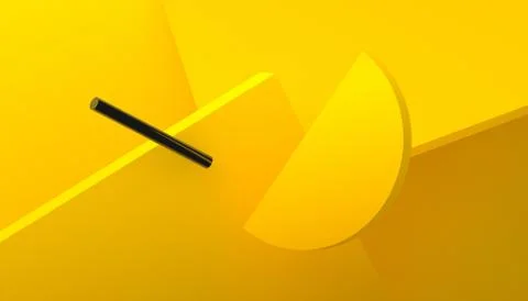 Abstract 3D Geometric Background Stock Illustration