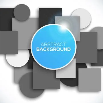 Abstract 3D geometric background Stock Illustration