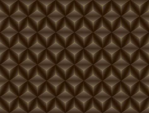 Abstract 3d geometric background with pyramids. Vector illustration Stock Illustration