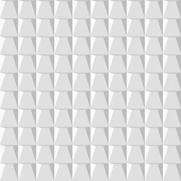 Abstract 3d geometric background. White seamless texture with shadow. Simple  Stock Illustration