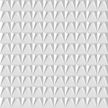 Abstract 3d geometric background. White seamless texture with shadow. Simple  Stock Illustration