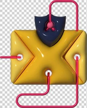 Abstract 3D Geometric Design in Bright Colors Stock Illustration