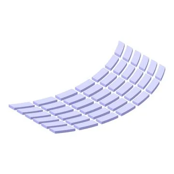 Abstract 3d geometric pattern forming wavy surface Stockillustratie