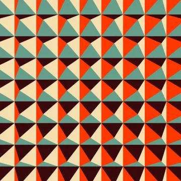 Abstract 3d geometric pattern. Polygonal background Illustrazione stock