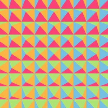 Abstract 3d geometric pattern. Polygonal background イラスト素材