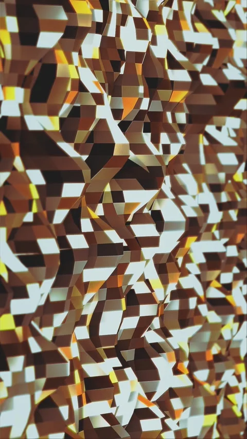 Abstract 3D geometric polygon motion background Stock Footage 341357794