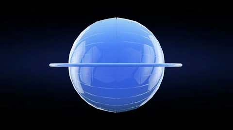 Abstract 3D geometric polygon particle shape explosion - VJ Loop Stock Footage 65062470