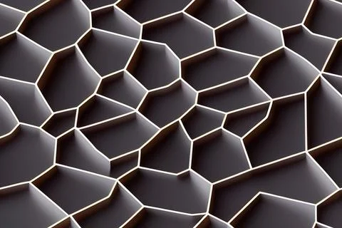 Abstract 3d geometric seamless pattern. Stock Illustration