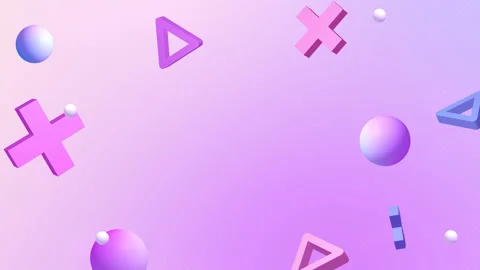 Abstract 3d geometric shapes animation. background, seamless motion design Stock Footage 194844075