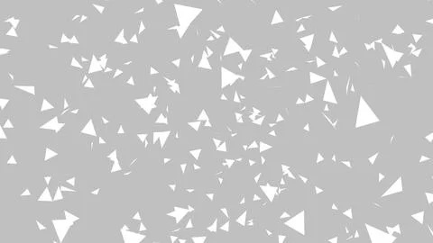 Abstract 3D geometric shapes with sharp angles minimalist background Illustrazione stock