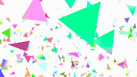 Abstract 3D geometric shapes with sharp angles minimalist background Illustrazione stock