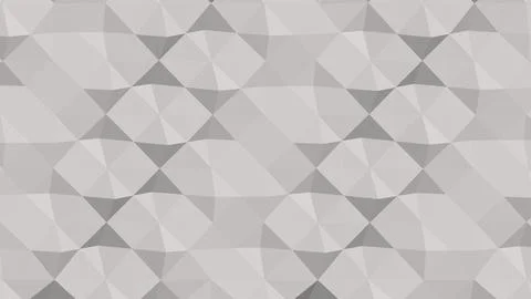 Abstract 3D geometric shapes with sharp angles minimalist background Illustrazione stock