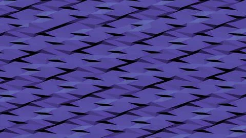 Abstract 3D geometric shapes with sharp angles minimalist background Stock Illustration