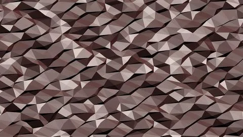 Abstract 3D geometric shapes with sharp angles minimalist background Illustrazione stock