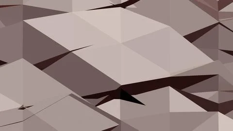 Abstract 3D geometric shapes with sharp angles minimalist background Stock Illustration