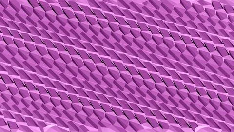Abstract 3D geometric shapes with sharp angles minimalist background Illustrazione stock