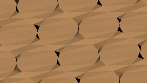 Abstract 3D geometric shapes with sharp angles minimalist background Stock Illustration