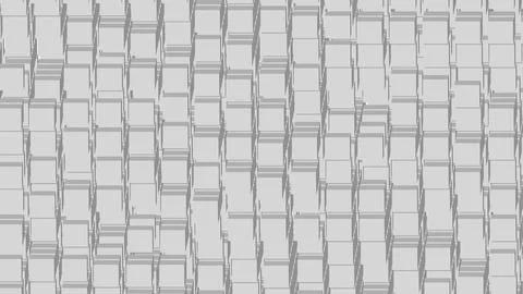 Abstract 3D geometric shapes with sharp angles minimalist background Illustrazione stock