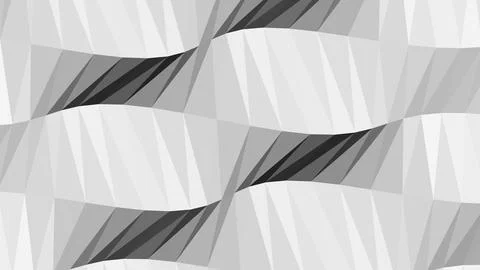 Abstract 3D geometric shapes with sharp angles minimalist background Illustrazione stock