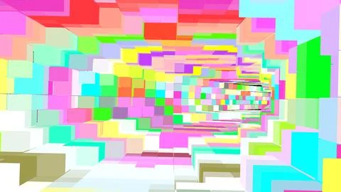 Abstract 3D geometric shapes with sharp angles minimalist background Stock Illustration