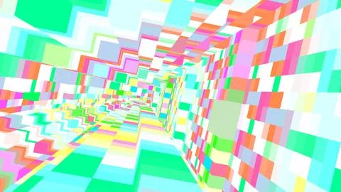 Abstract 3D geometric shapes with sharp angles minimalist background Stock Illustration