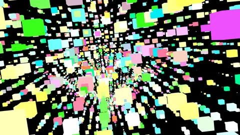 Abstract 3D geometric shapes with sharp angles minimalist background Illustrazione stock