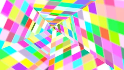Abstract 3D geometric shapes with sharp angles minimalist background Stock Illustration