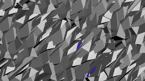 Abstract 3D geometric shapes with sharp angles minimalist background Stock Illustration