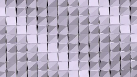 Abstract 3D geometric shapes with sharp angles minimalist background Stock Illustration