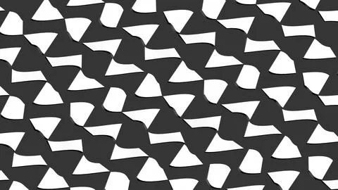 Abstract 3D geometric shapes with sharp angles minimalist background Stock Illustration