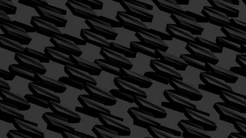 Abstract 3D geometric shapes with sharp angles minimalist background Stock Illustration