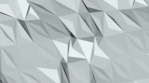 Abstract 3D geometric shapes with sharp angles minimalist background Stock Illustration