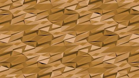 Abstract 3D geometric shapes with sharp angles minimalist background Stock Illustration