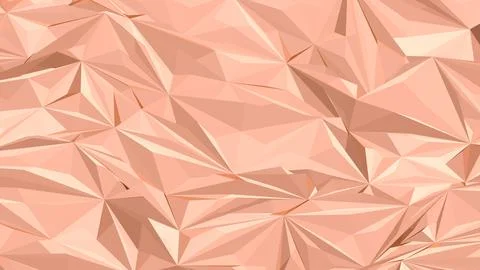Abstract 3D geometric shapes with sharp angles minimalist background Stock Illustration